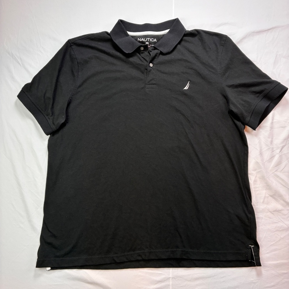 Nautica Men's Polo Shirt in Classic Black